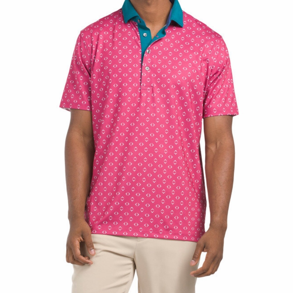 Greyson Clothiers Men’s Night Fly Polo Bittersweet Size Large
